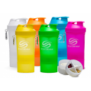 SmartShake - Neon 600ml mit Portionsbehälter...